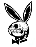 Skeleton bunny play boy  T shirt