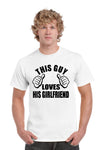 This Guy Loves His Girlfriend Valentine's day t shirt